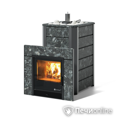 Дровяная печь-каменка ИзиСтим Ялта 25 (Пироксенит), AISI 430 в Алматы